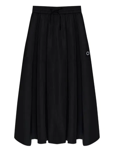Kenzo Polyester Cotton Skirt In Black