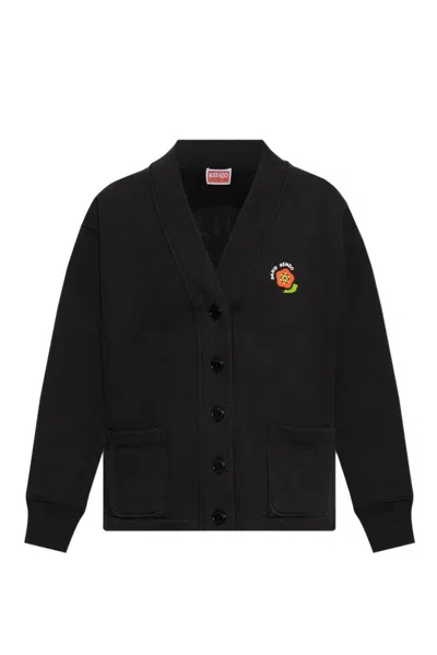 Kenzo Logo Sweatshirt In Black