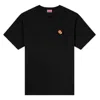 Kenzo Pop Embroidered Cotton T-shirt In Black
