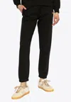 Kenzo Pop Embroidered Drawstring Track Pants In Black