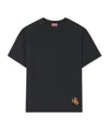 Kenzo Pop Embroidered Oversized T-shirt In Black