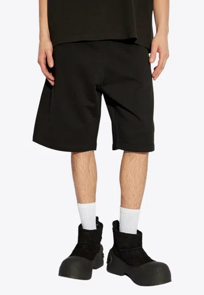 Kenzo Pop Embroidered Track Shorts In Black