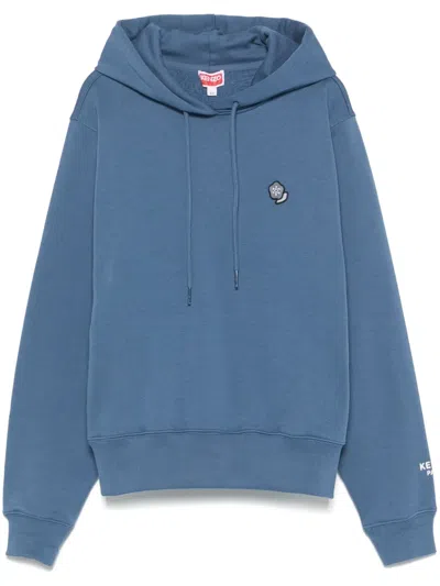 Kenzo Pop Hoodie In Blue
