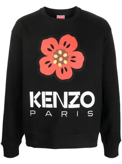 KENZO POPPY COTTON SWEATSHIRT
