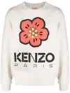 Kenzo Boke Flower Wool Sweater In Neutrals