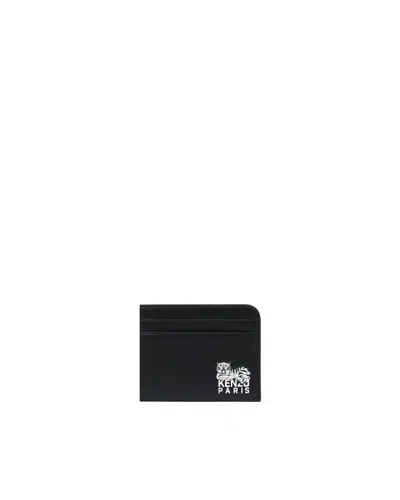 Kenzo Portacarte In Pelle  Happy Tiger