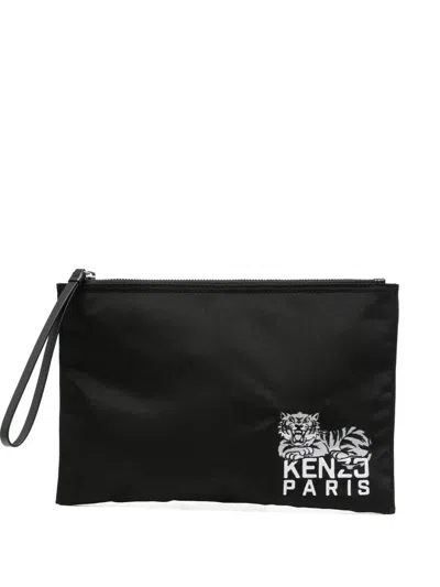 Kenzo Pouch Bags In Black