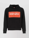 KENZO PRE-OWNED SS23 LOGO-PATCH HOODIE