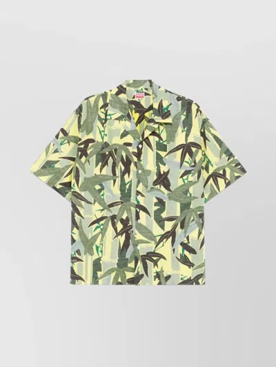 Kenzo Printed Camp Collar Relaxed Fit Shirt