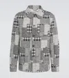 Kenzo Printed Denim Jacket In Off White