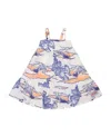 Kenzo Printed Dress In White