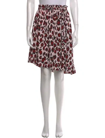 Pre-owned Kenzo Printed Knee-length Skirt In Multi