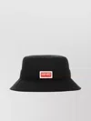 Kenzo Printed Logo Bucket Hat In Black