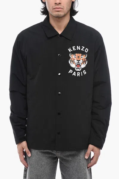 Kenzo Lucky Tiger Jacket In Black