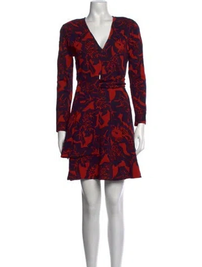 Pre-owned Kenzo Printed Mini Dress In Multi