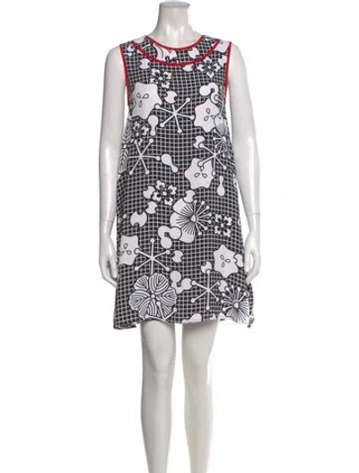 Pre-owned Kenzo Printed Mini Dress In Multi
