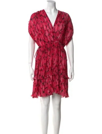 Pre-owned Kenzo Printed Mini Dress W/ Tags In Multi