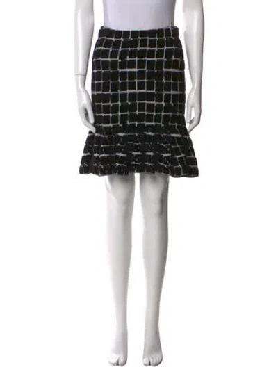 Pre-owned Kenzo Printed Mini Skirt In Multi