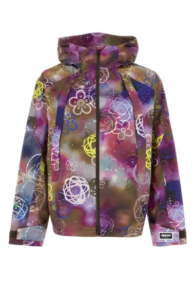 KENZO PRINTED NYLON KENZO X FUTURA 2000 WINDBREAKER