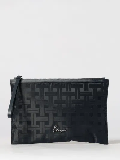Kenzo Briefcase Men Color Blue In Black