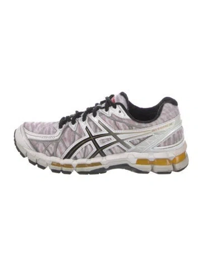 Pre-owned Kenzo Printed Sneakers In Neutral