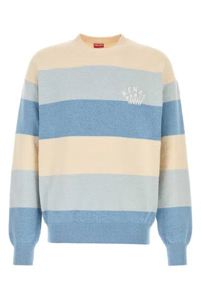 Kenzo Printed Stretch Cotton Blend Sweater