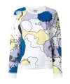 Kenzo Printed Sweater In White
