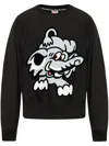 Kenzo Printed Sweatshirt In Black