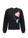 Kenzo Printed Sweatshirt In Black