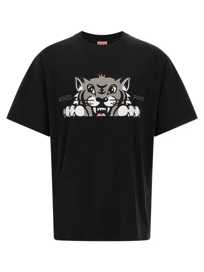 Kenzo Printed T-shirt In Black