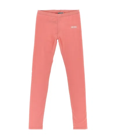 Kenzo Printed Tights In Pink