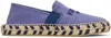 Kenzo Purple Canvas Espadrilles