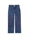 Kenzo Belt Loop Jeans In Blue