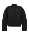 Kenzo Padded Bomber Jacket In Black