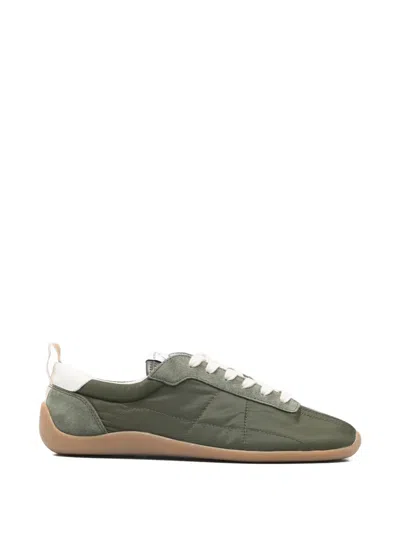 Kenzo Quilted Panelled Sneakers In Green