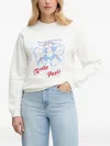 Kenzo Rabbit-print Sweatshirt In White