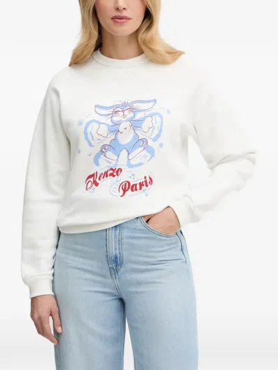 KENZO RABBIT-PRINT SWEATSHIRT