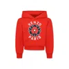 Kenzo Long-sleeved Sweater In Red