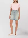 Kenzo Regular Fit Denim Skirt With Pockets