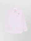 Kenzo Regular Shirt Pin Stripes In Pink