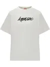 Kenzo Pure Cotton Graphic T-shirt For Comfort In White