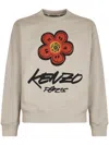 Kenzo Relaxed Fit Futura Classic Sweatshirt With Vibrant Graphic In Neutral