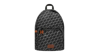 Pre-owned Kenzo Repeat Logo Backpack In Black