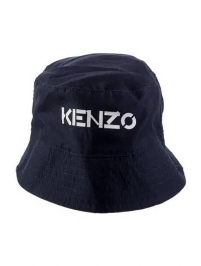 Pre-owned Kenzo Reversible Bucket Hat In Blue