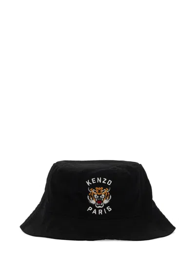 Kenzo Reversible Bucket Hat In Nero