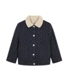 Kenzo Kids Reversible Long Sleeve Coat In Black