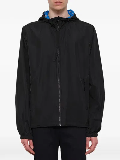 Kenzo Reversible Logo-print Windbreaker In Black