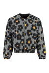 Kenzo Hana Leopard Reversible Bomber Jacket In Animalier