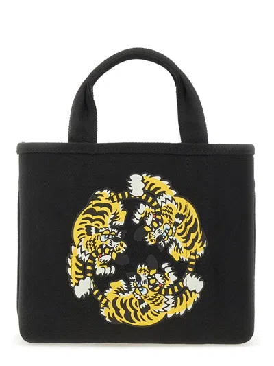 Kenzo Reversible Tote Bag Verdy Market In Black