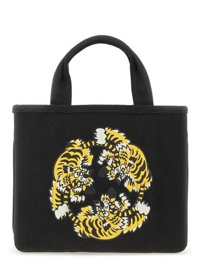 Kenzo Reversible Tote Bag "verdy Market" In Black
